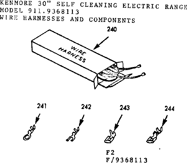 Wire harnesses and components