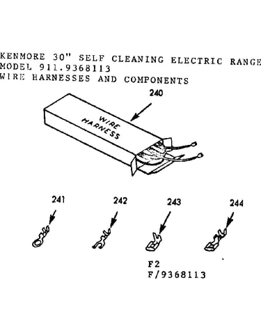 Wire harnesses and components