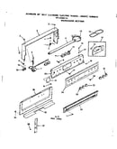 Backguard section