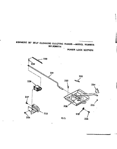 Power lock section