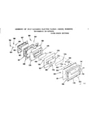 Oven door section