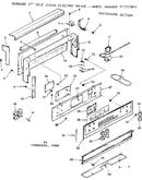 Backguard section