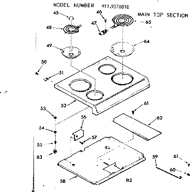 Main top section