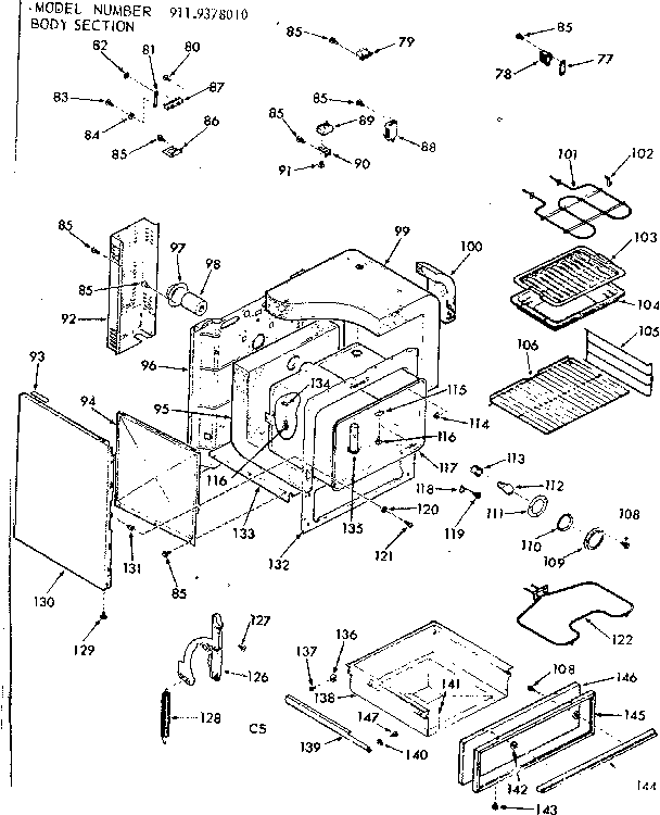 Body section