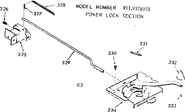 Power lock section