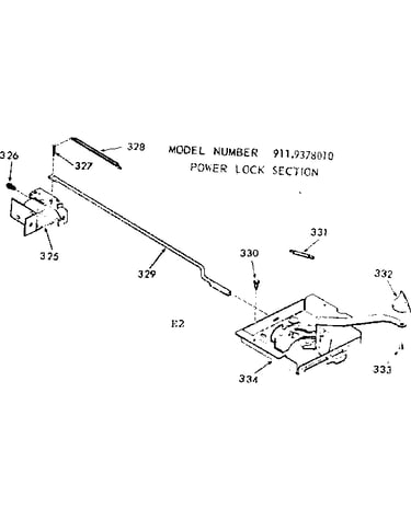 Power lock section