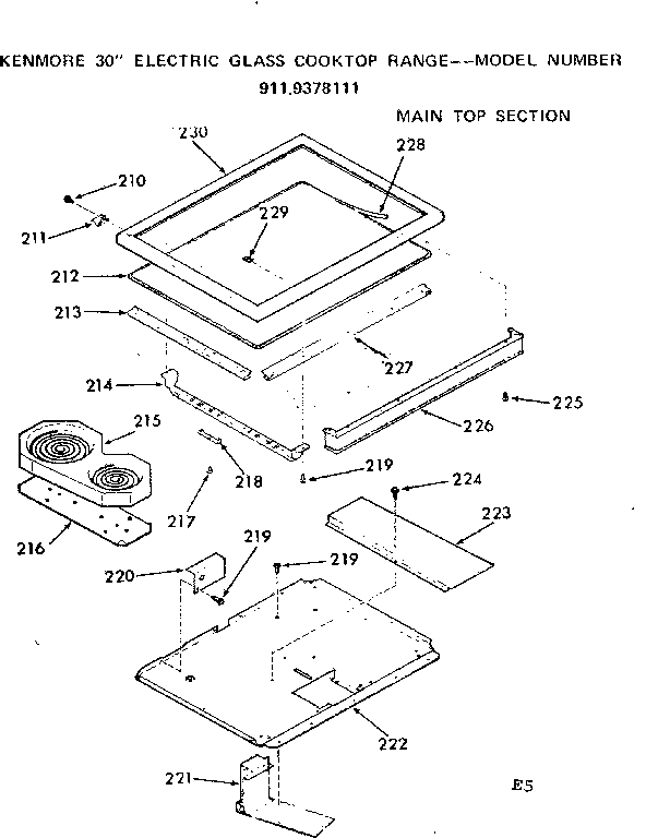 Main top section