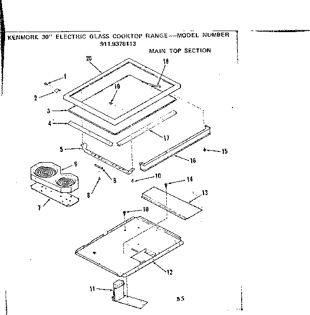 Main top section