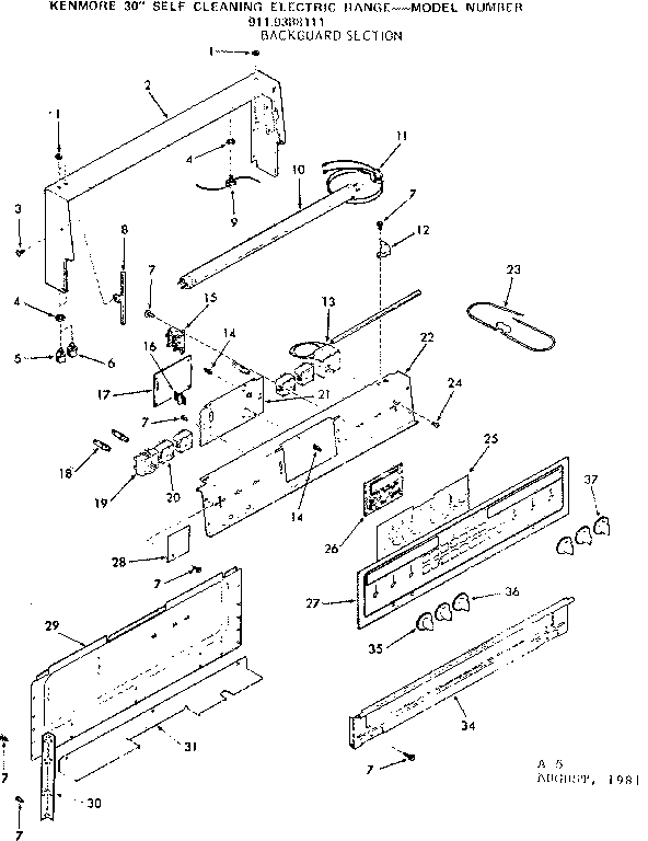 BACKGUARD SECTION