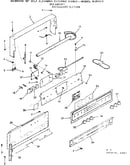 Backguard section