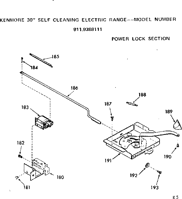 POWER LOCK SECTION