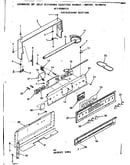 Backguard section