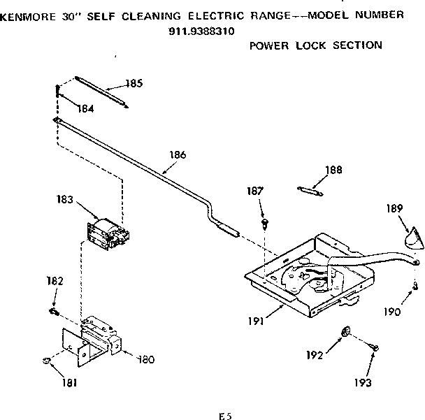Power lock section