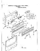 Backguard section
