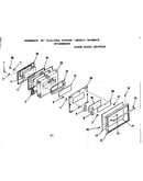 Oven door section