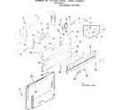 Kenmore 9119388411 backguard section diagram