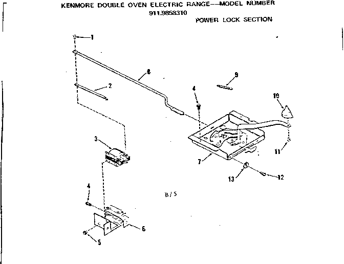 Power lock section