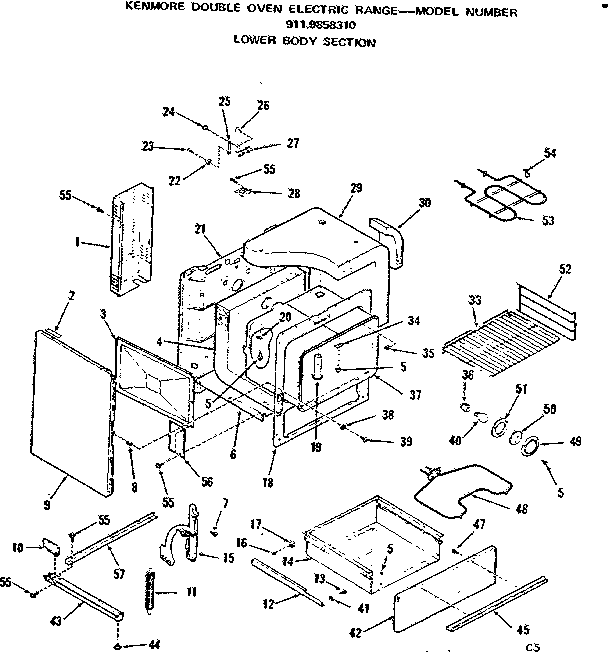 Lower body section