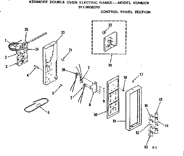 Control panel section