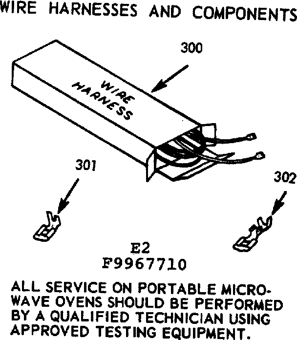 Wire harness and components