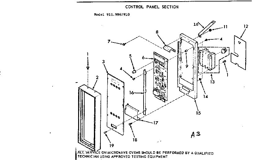 CONTROL PANEL SECTION