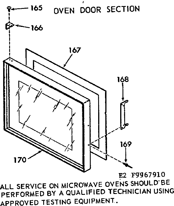 OVEN DOOR SECTION