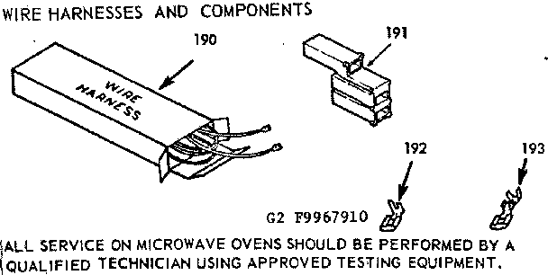 WIRE HARNESSES AND COMPONENTS