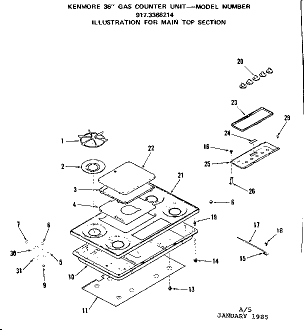 Main top section