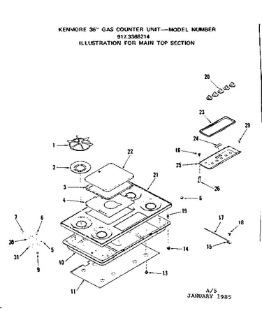 Main top section