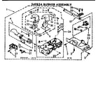 Kenmore 110349834 burner assembly diagram