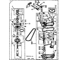 Kenmore 1106804052 gearcase/transmission diagram