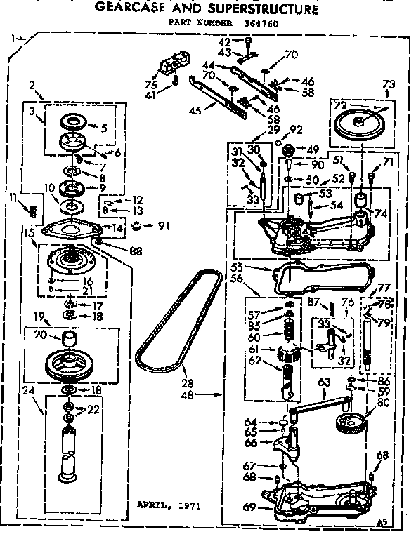 Gearcase/transmission