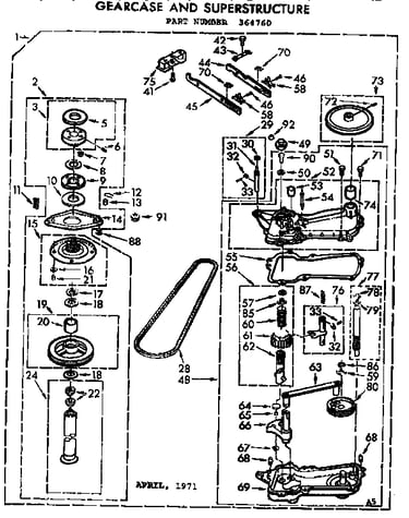 Gearcase/transmission