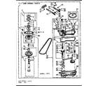 Kenmore 1107204200 gearcase/transmission diagram