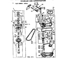 Kenmore 11071670110 gearcase/transmission diagram