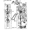 Kenmore 11073680400 gearcase/transmission diagram