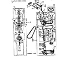 Kenmore 1107324711 gearcase/transmission diagram