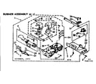 Kenmore 110687139 burner assembly diagram