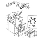 Kenmore 1106908201 machine sub-assembly diagram