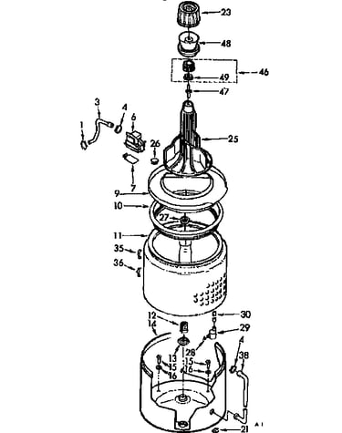 Tub and basket assembly