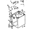 Kenmore 1106914713 cabinet parts diagram