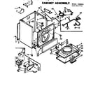 Kenmore 1106917720 cabinet assembly diagram