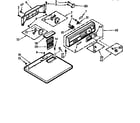 Kenmore 1106917720 top and console assembly diagram