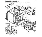 Kenmore 1106917723 cabinet asm diagram