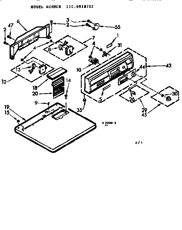 TOP & CONSOLE ASSEMBLY