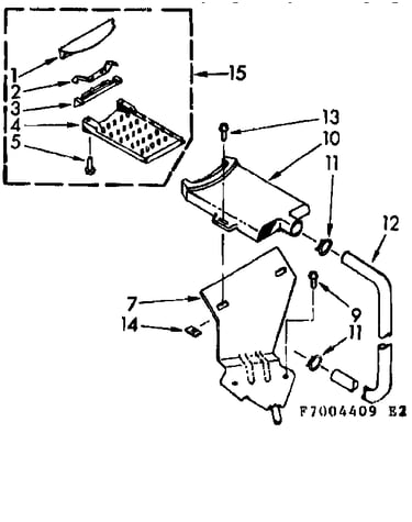 Suds filter assembly