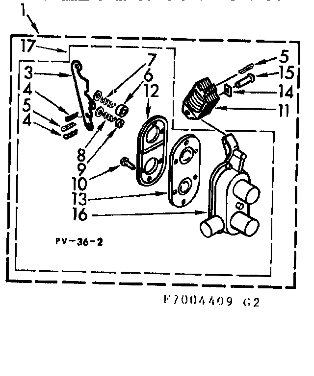 Two way valve assembly