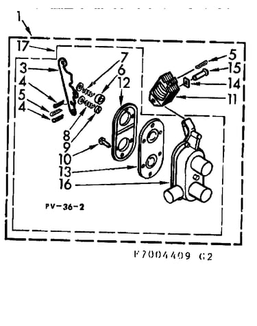 Two way valve assembly