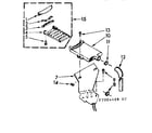 Kenmore 1107005409 non-suds filter assembly diagram
