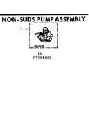 Non-suds pump assembly